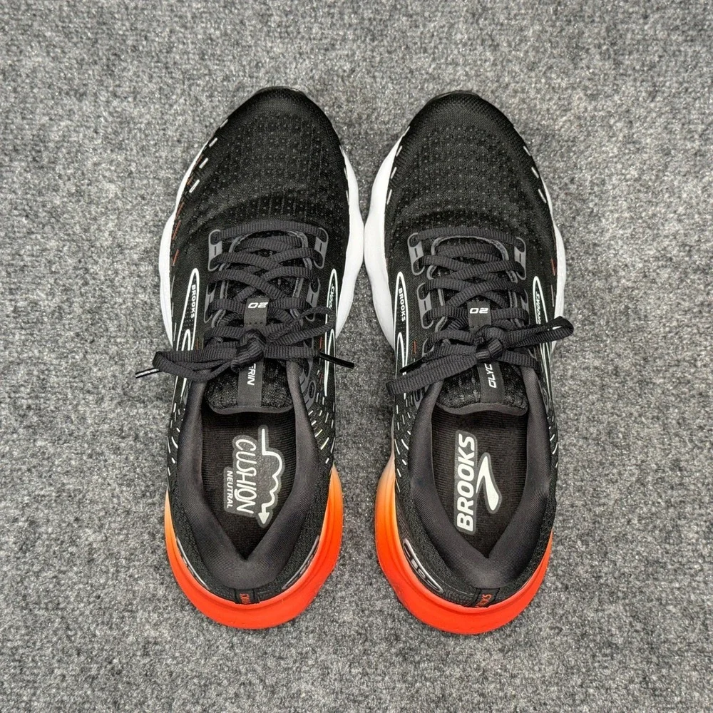 Brooks Glycerin 20 Running Shoes Women's 10.5‎ Black Opal Orange Athletic Run